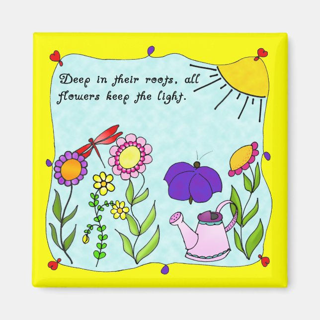 Profundo en el imán cuadrado de sus raíces (Frente)