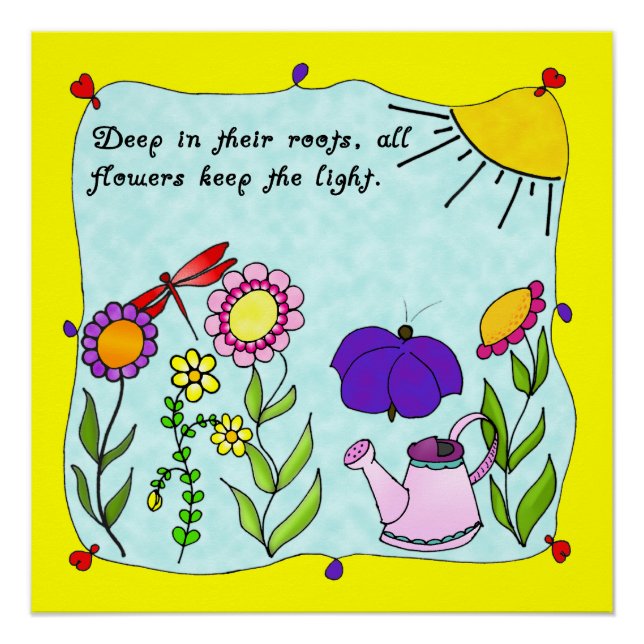 Profundo Poster de la Plaza de las Raíces (Anverso)