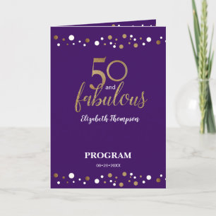 Programa 50 y fabuloso cincuentenario púrpura