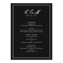 Absolutamente clásico guión Boda en blanco y negro