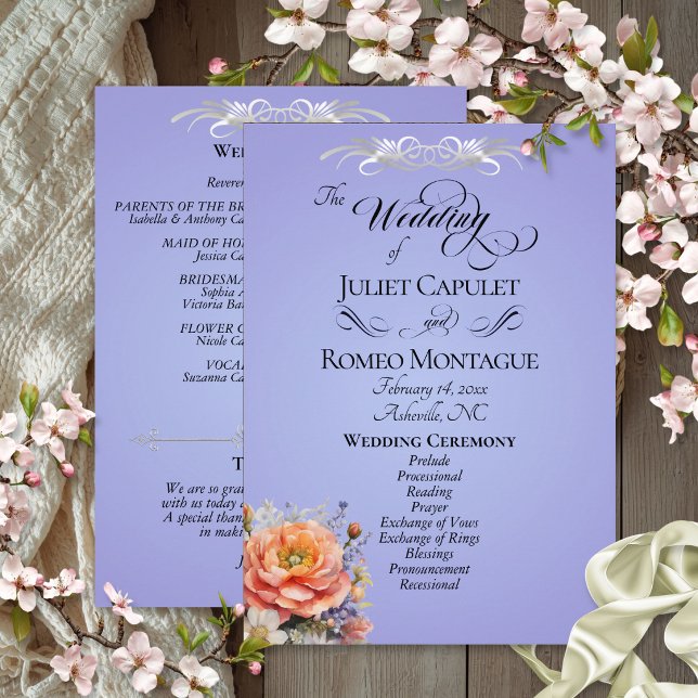 Programa Acuarela Flores Silvestres - Boda Azul Cielo (Subido por el creador)