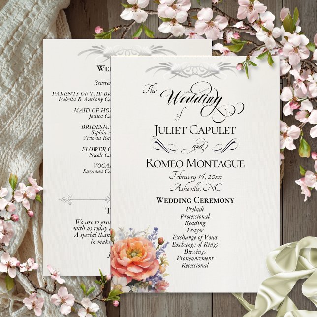 Programa Acuarela Flores Silvestres - Boda Crema (Subido por el creador)