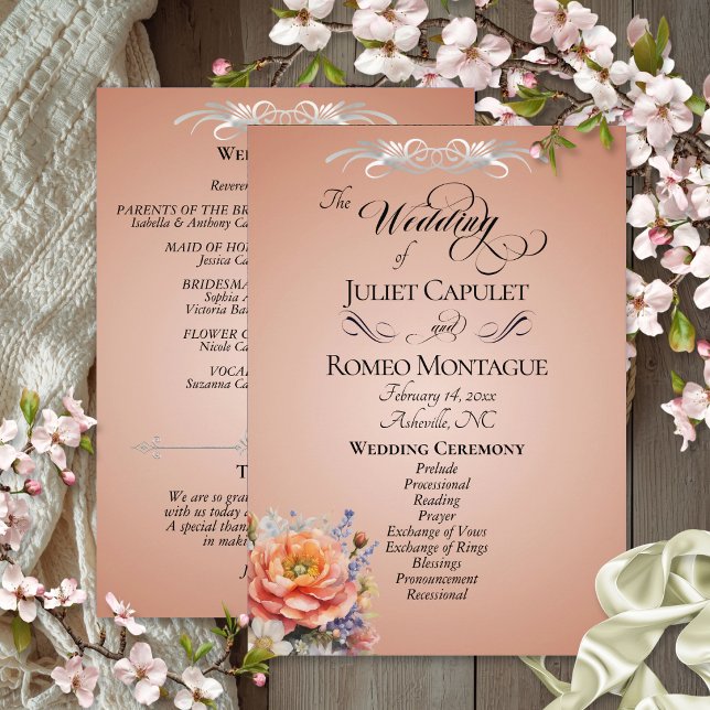 Programa Acuarela Flores Silvestres - Boda Rosa Oro (Subido por el creador)