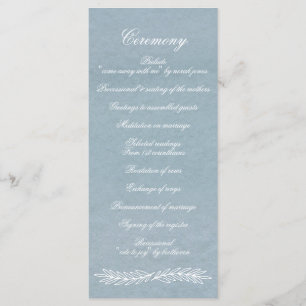 Programa Acuarela Rusa Dusty Blue Nature Leafy Boda