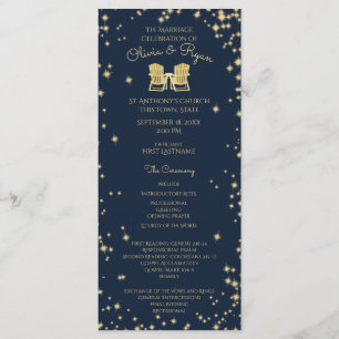 Programa Adirondack Chairs y Starry Sky Navy Blue