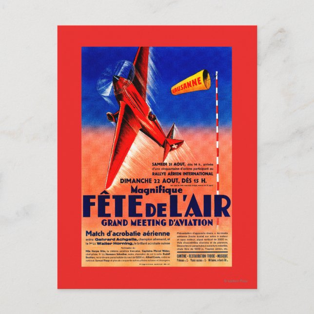 Programa Aéreo Con Poste Promocional Haryse Hilsz (Anverso)