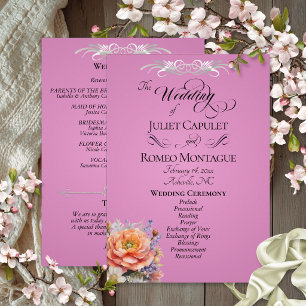 Programa Aguamarina Flores Silvestres - Boda Rosa