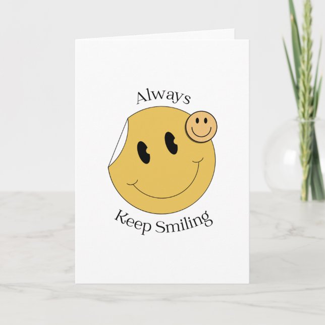 Programa Always Keep Smiling CardFolded Program (Anverso)