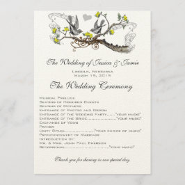 Programa Amor Amor Amor Amarillo y Gris Boda