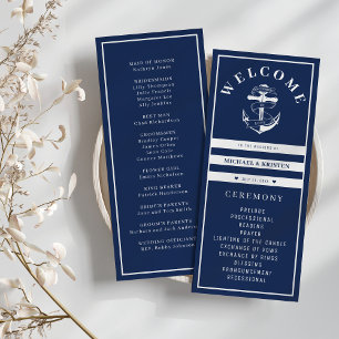 Programa Anclado por amor Boda de Anclaje Azul Náutico