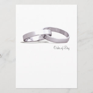 Programa Anillos entrelazados de plata BLK - Orden del día/