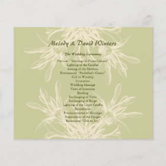 Programa Antiguo de Bodas Florales de Oliva