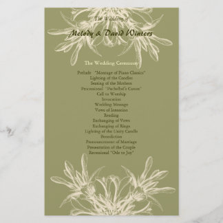 Programa Antiguo de Bodas Florales de Oliva