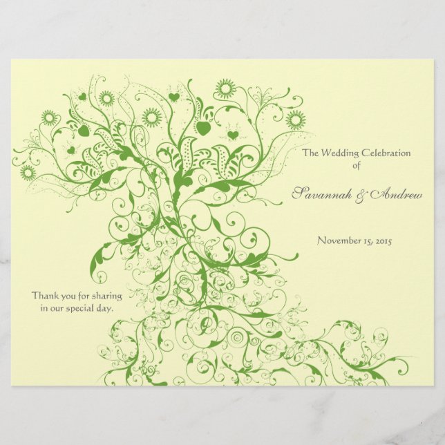 Programa Apple Green Love Bird Swirls (Anverso)