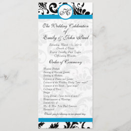Programa Aqua Trim Black Damask Wedding