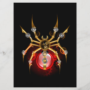 Programa Araña de vapor sobre negro