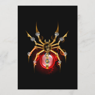 Programa Araña de vapor sobre negro