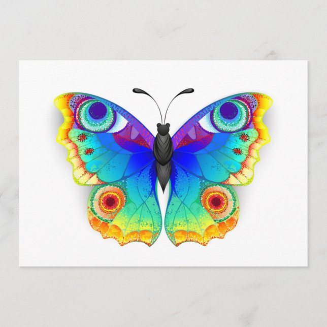 Programa Arcoiris mariposa Peacock Eye (Anverso)