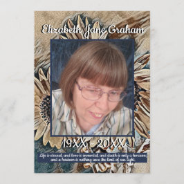 Programa Arte de girasol con relieve en Sepia | Foto | Fune