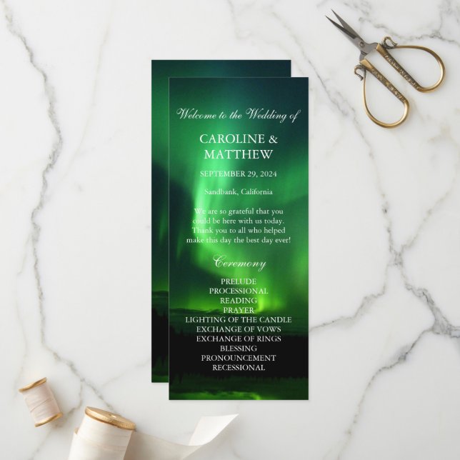 Programa Aurora Borealis Boda (Anverso/Reverso In Situ)