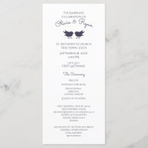 Aves de bosque y morado follaje