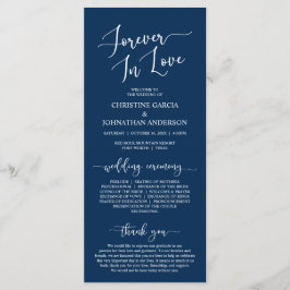 Programa Azul marino, para siempre enamorado, ceremonia Bod