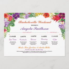 Programa Bachelorette Aloha Bridal Shower Plan Internaciona