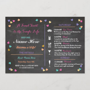 Programa Balneario nupcial de la ducha del fin de semana