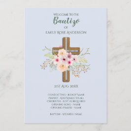 Programa Baptismo de la Cruz Floral BAUTIZO Bautis