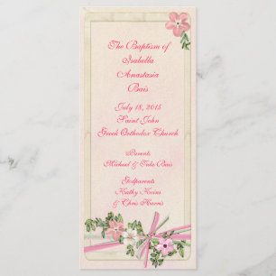 Programa bautismal floral 1/5