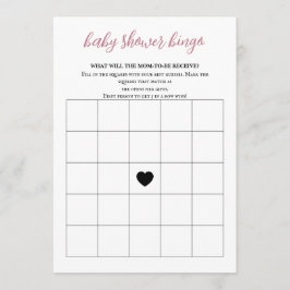 Programa Bebé en Bloom Baby Shower Bingo