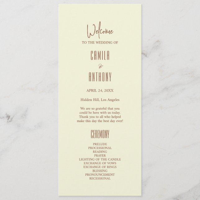 Programa Beige Brown (Anverso)