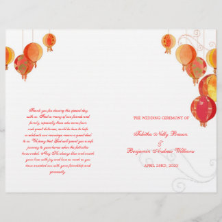 Programa Bi Fold de Boda blanco