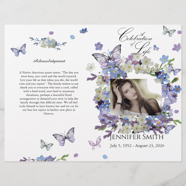 Programa Bi-Fold Olvídenme No Funeral (Frente)