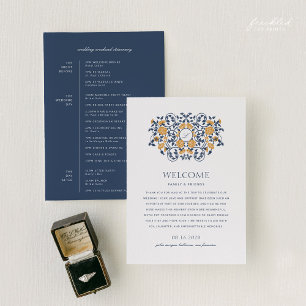 Programa Bienvenida a Boda Art Nouveau e Itinerario de fin 