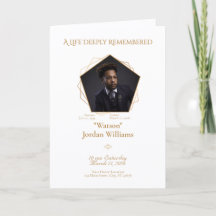 Programa Bifoldo de Fondo Blanco y Texto Miel-Marr