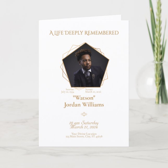 Programa Bifoldo de Fondo Blanco y Texto Miel-Marr (Anverso)