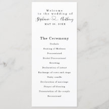 Blanco y negro minimalista con un Boda cardíaco