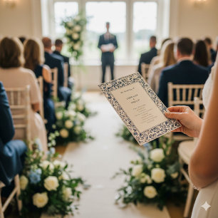 Programa Blue Floral vintage Delaware Chinoiserie boda