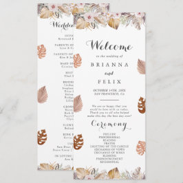 Programa Boda Boho Neutral Rústica