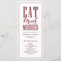 Boda Burgundy Come Coma y Beba