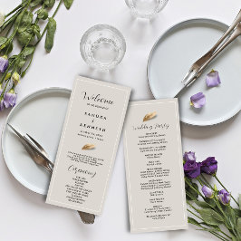 Programa Boda clásica y elegante