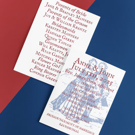 Programa Boda Colonial de la Pareja Americana