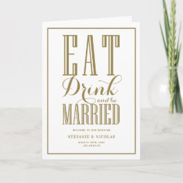 Programa Boda Comer, Beber y Estar Casado