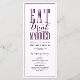 Programa Boda Comer Beber y estar Casado