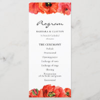 Boda de acuarela de cachorros rojos