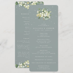 Programa Boda de Bouquet Seafoam Green Snowberry+Eucalyptus