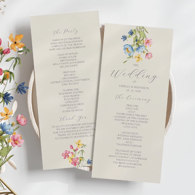 Programa Boda de Campo con Flores Silvestres (Subido por el creador)