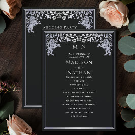 Programa Boda de espadas medievales del León Real Negro y P