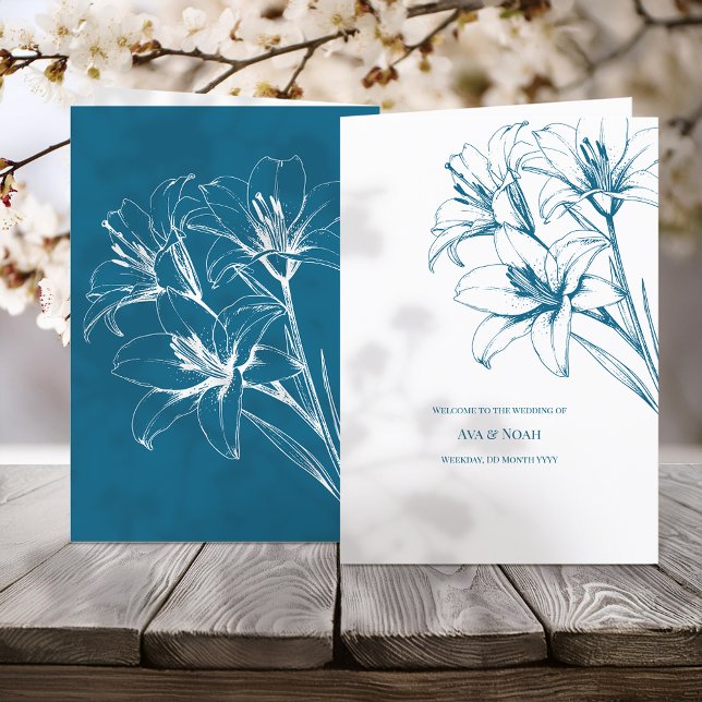 Programa Boda de esquema de Lily Azul (Subido por el creador)